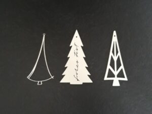 buchstaeblich metallschriftzug tannenset